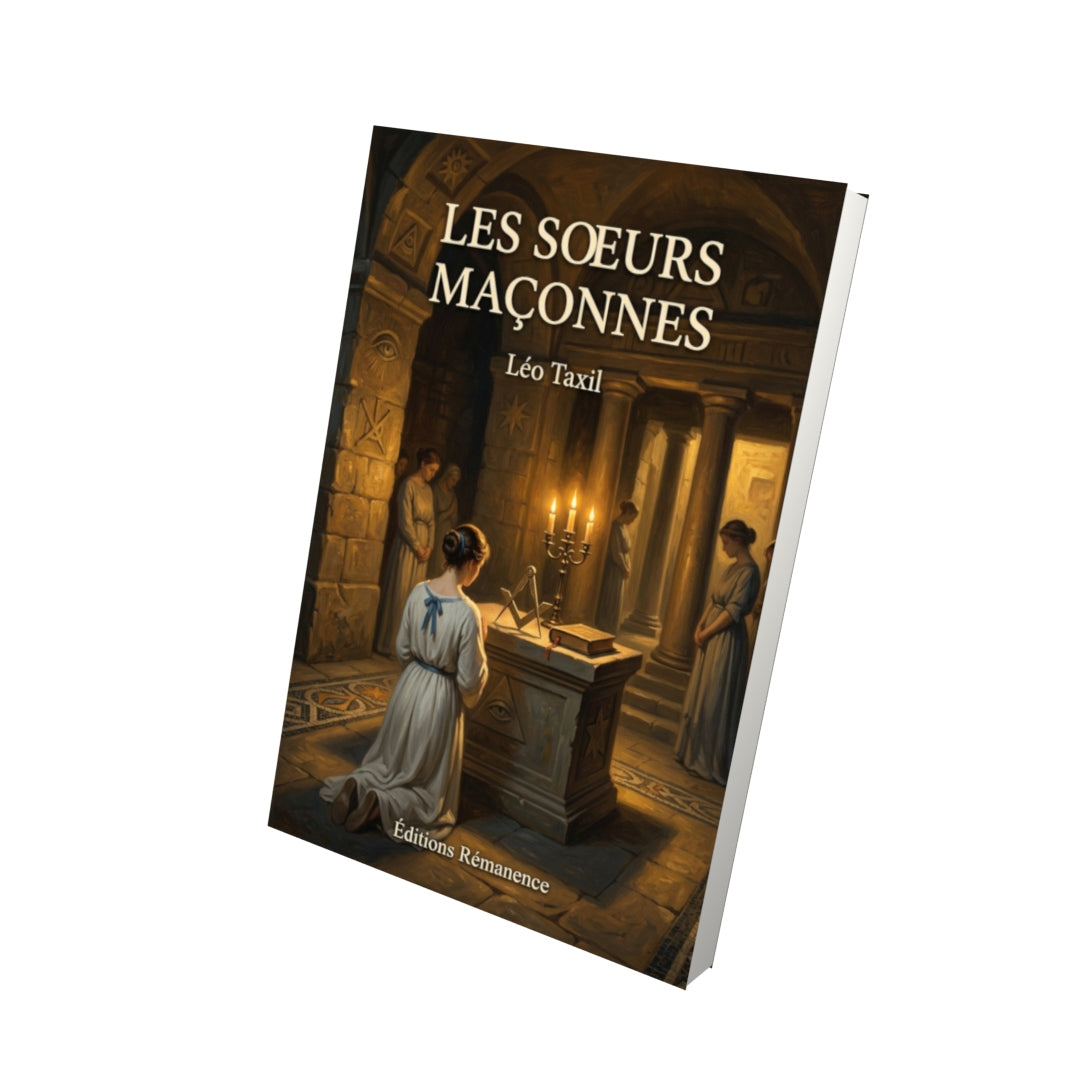 Livre Les soeurs maçonnes - Léo Taxil - Vue 3D - Editions Remanence