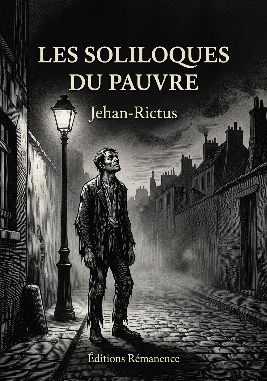 Livre Les Soliloques du Pauvre par Jehan-Rictus - Couverture - Editions Remanence