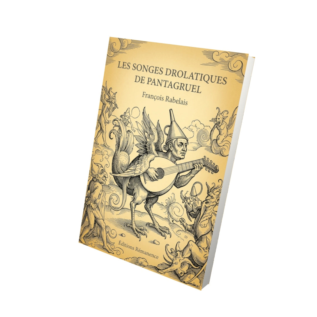 Livre Les songes drolatiques de Pantagruel par François Rabelais - Vue 3D - Editions Remanence