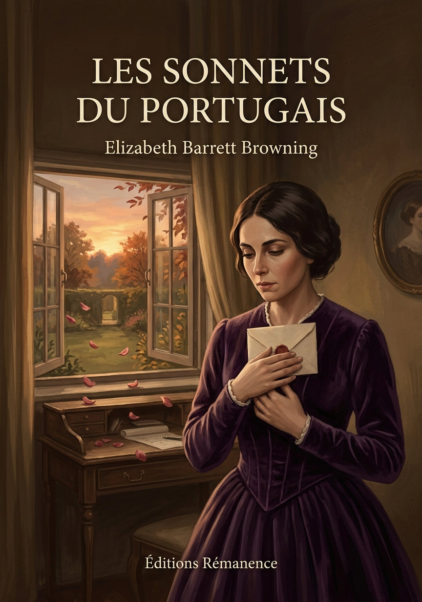 Livre Les Sonnets du portugais par Elizabeth Barrett Browning - Couverture - Editions Remanence