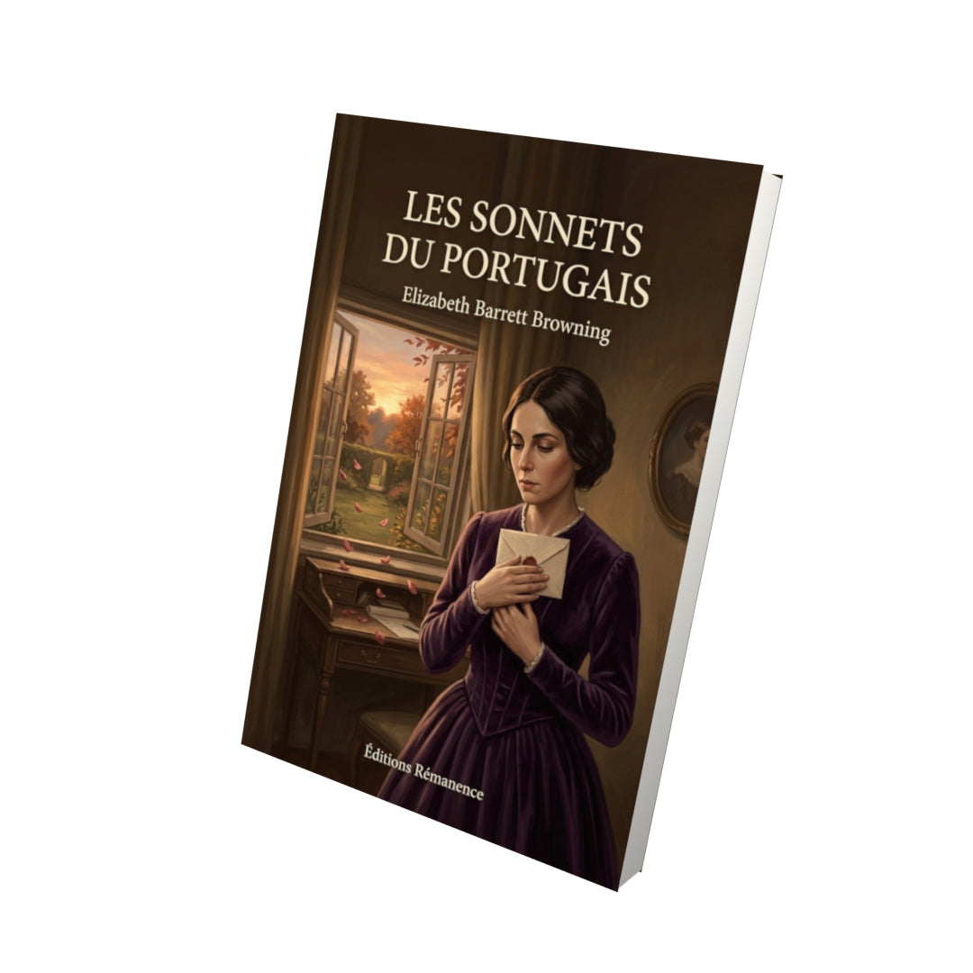 Livre Les Sonnets du portugais par Elizabeth Barrett Browning - Vue 3D - Editions Remanence