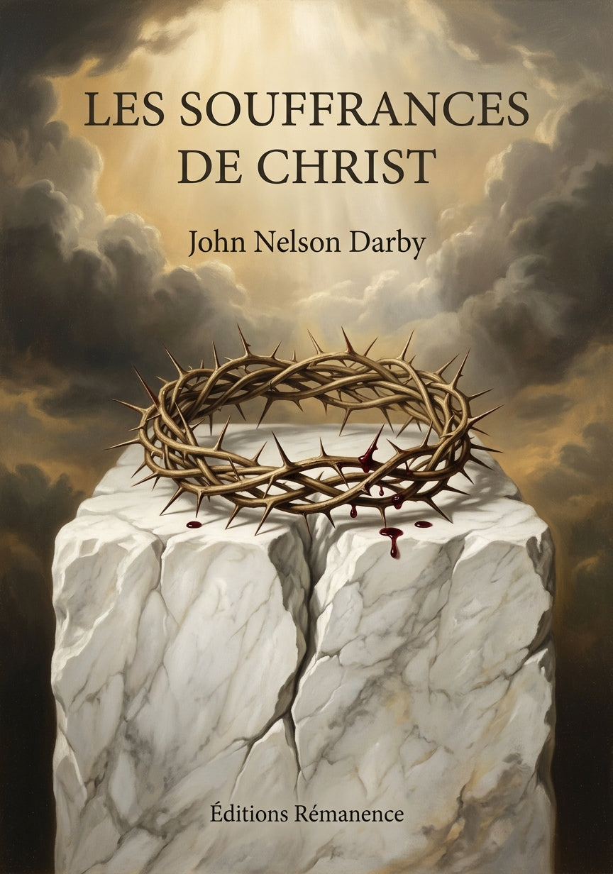 Livre Les souffrances de Christ par John Nelson Darby - Couverture - Editions Remanence