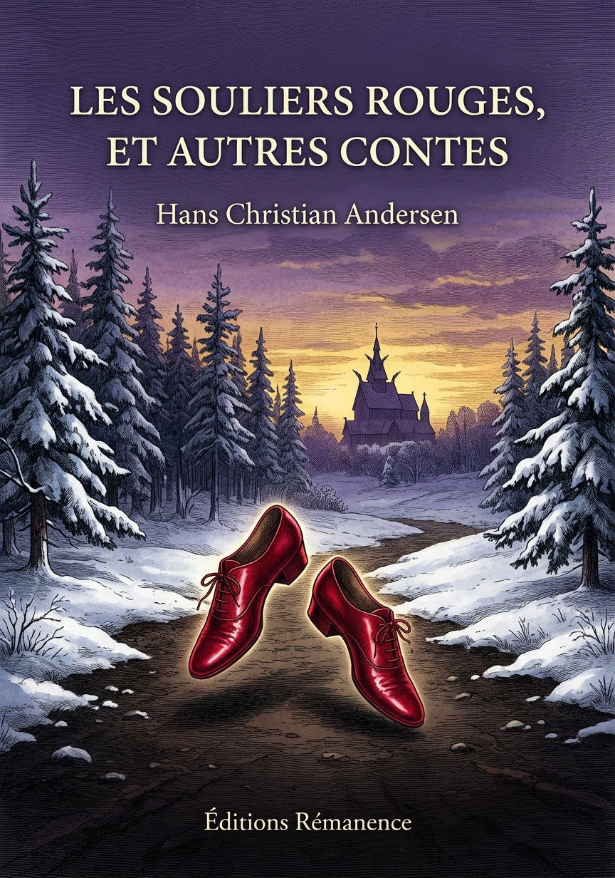 Livre Les Souliers rouges, et autres contes par Hans Christian Andersen - Couverture - Editions Remanence