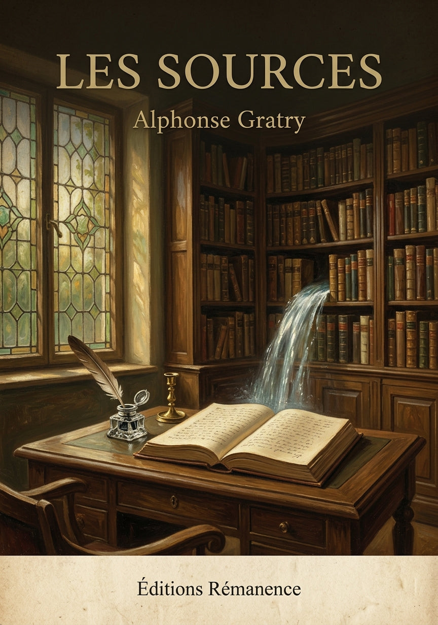 Les Sources - Alphonse Gratry (Couverture)