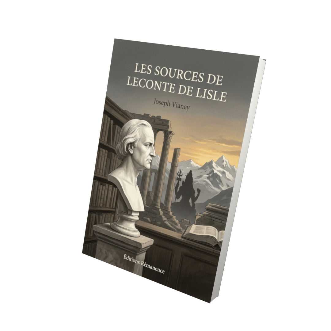 Livre Les Sources de Leconte de Lisle par Joseph Vianey - Vue 3D - Editions Remanence