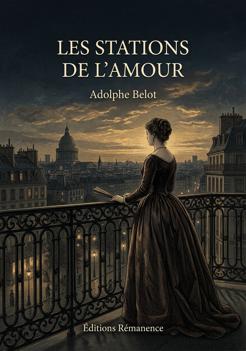 Livre Les Stations de l’Amour par Adolphe Belot - Couverture - Editions Remanence
