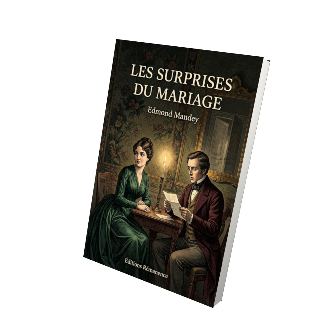 Livre Les Surprises du mariage par Edmond Mandey - Vue 3D - Editions Remanence