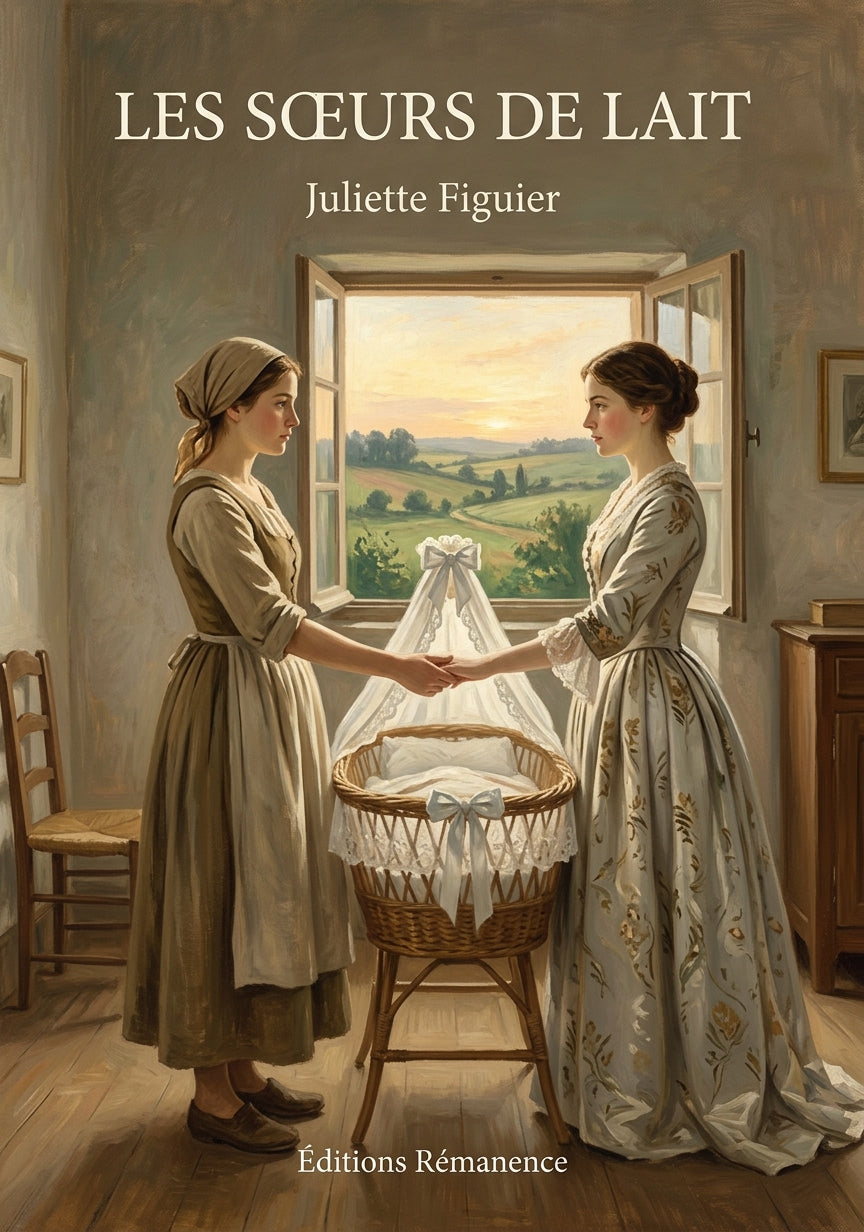 Livre Les Sœurs de lait par Juliette Figuier - Couverture - Editions Remanence