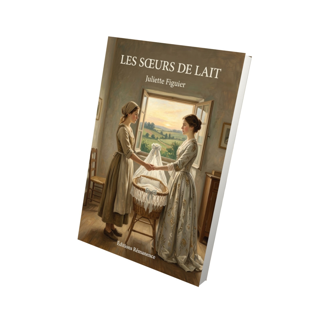 Livre Les Sœurs de lait par Juliette Figuier - Vue 3D - Editions Remanence