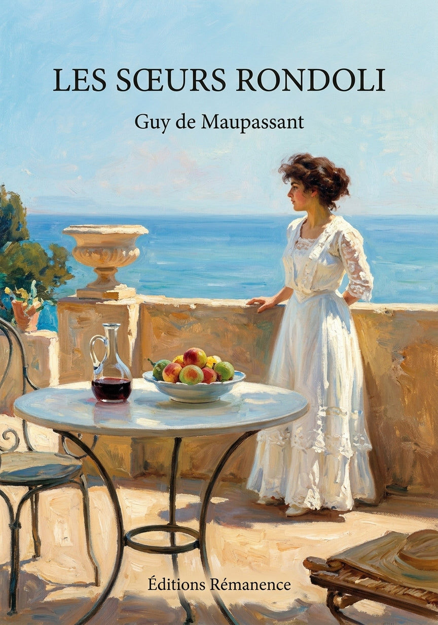 Livre Les Sœurs Rondoli par Guy de Maupassant - Couverture - Editions Remanence