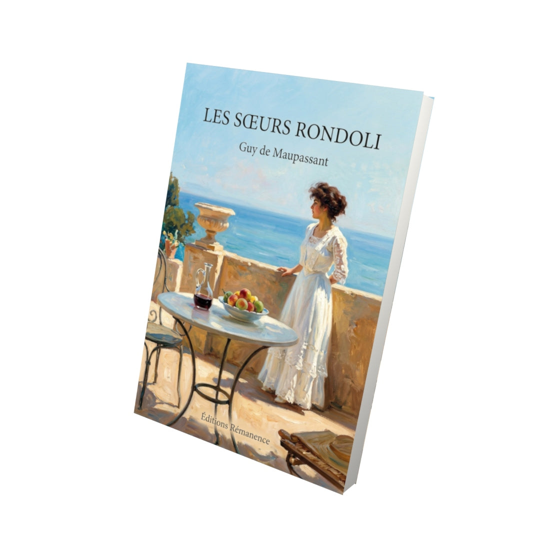 Livre Les Sœurs Rondoli par Guy de Maupassant - Vue 3D - Editions Remanence