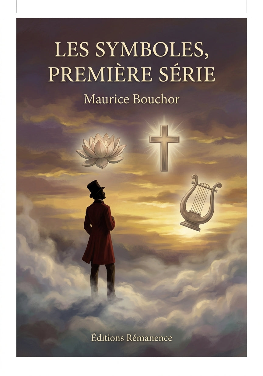 Livre Les Symboles, première série par Maurice Bouchor - Couverture - Editions Remanence