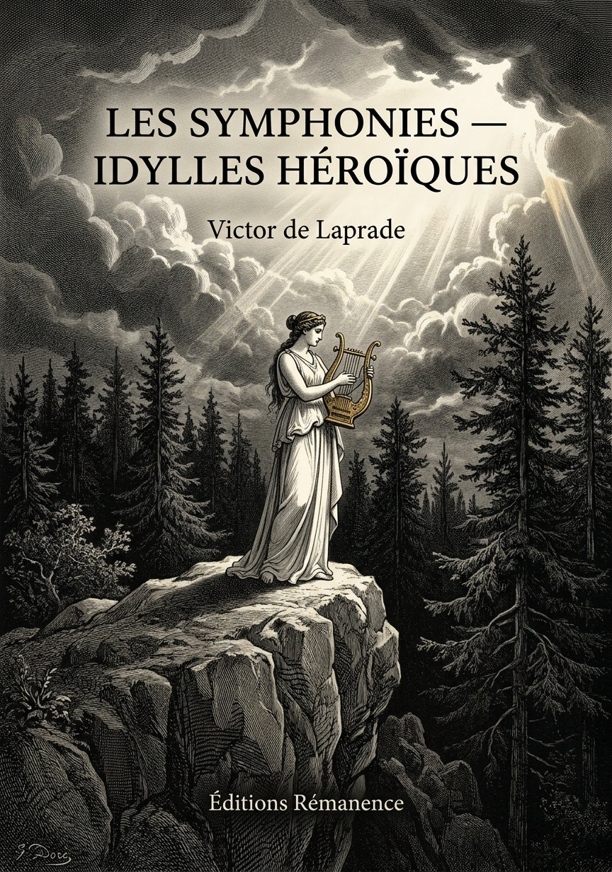 Livre Les Symphonies — Idylles héroïques par Victor de Laprade - Couverture - Editions Remanence