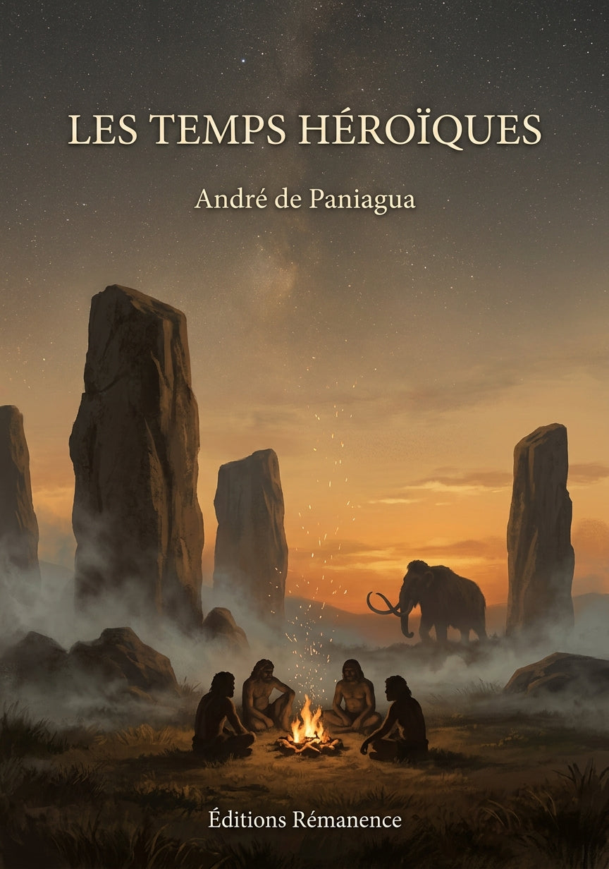Livre Les Temps héroïques par André de Paniagua - Couverture - Editions Remanence