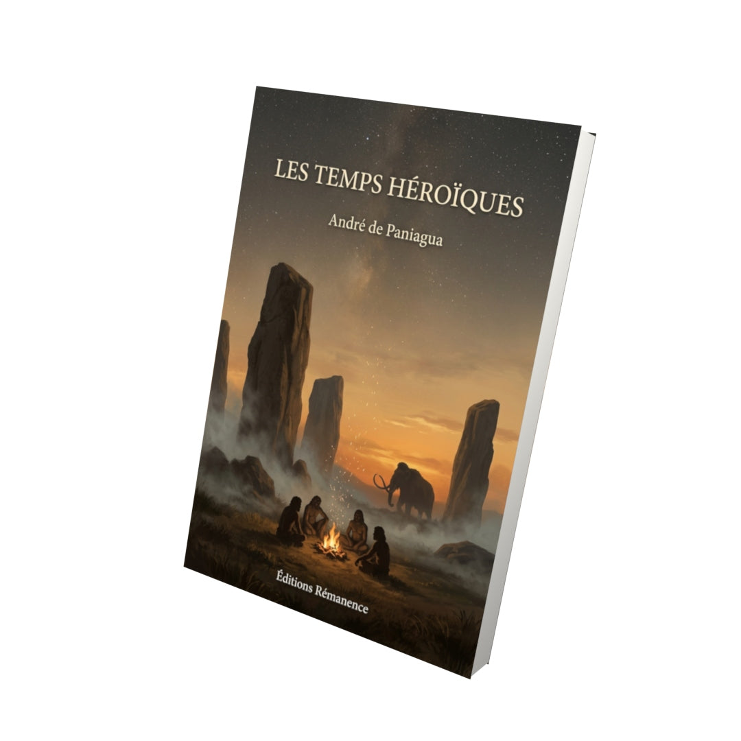 Livre Les Temps héroïques par André de Paniagua - Vue 3D - Editions Remanence