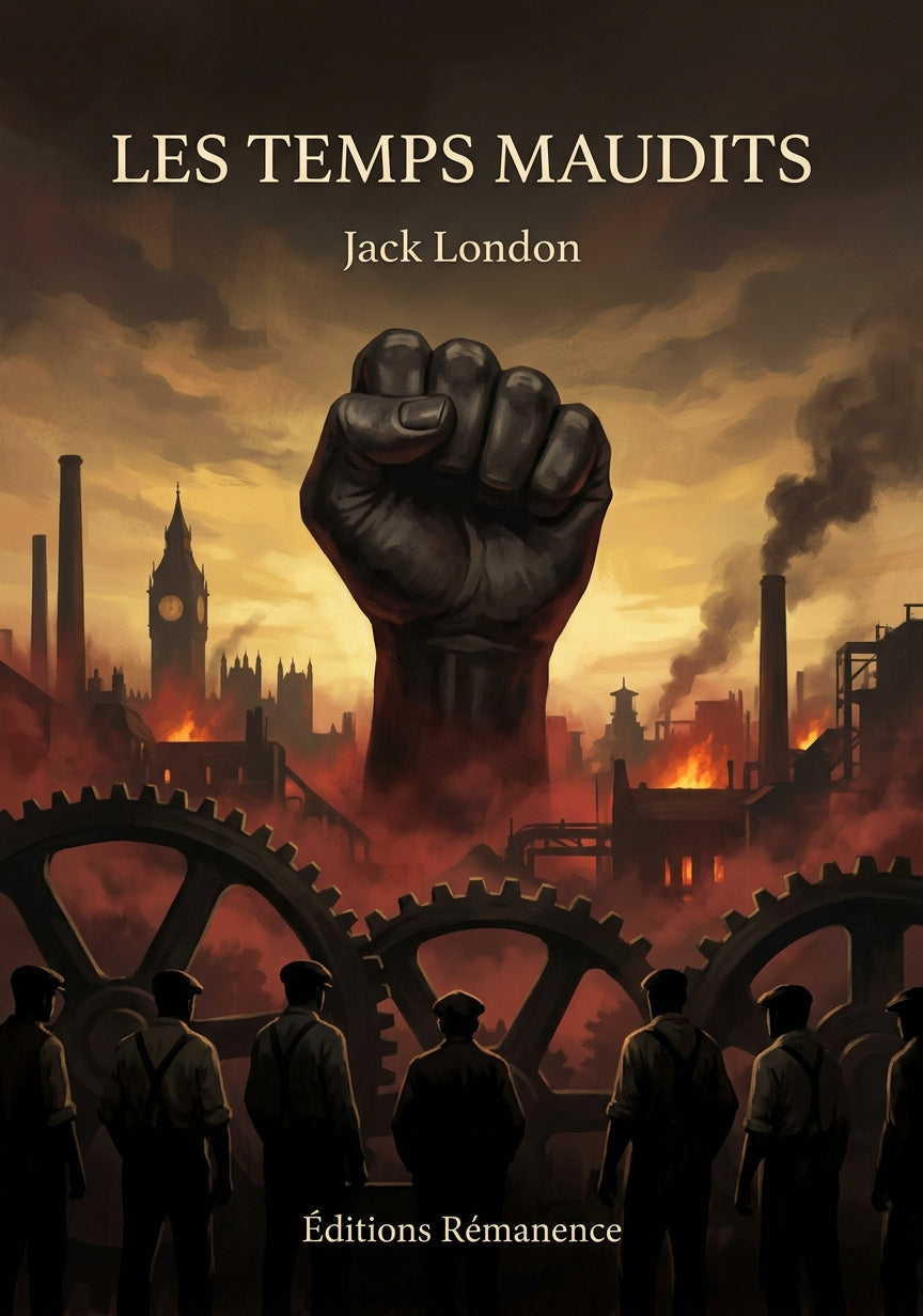 Livre Les Temps maudits par Jack London - Couverture - Editions Remanence