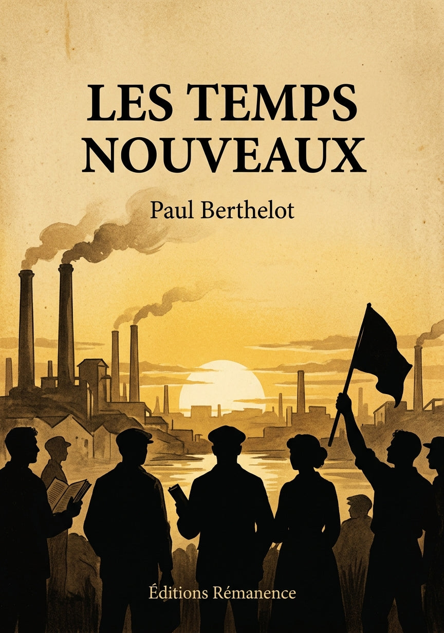 Livre Les Temps nouveaux par Paul Berthelot - Couverture - Editions Remanence