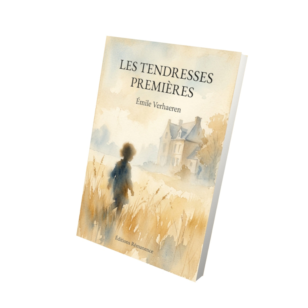Livre Les tendresses premières par Émile Verhaeren - Vue 3D - Editions Remanence