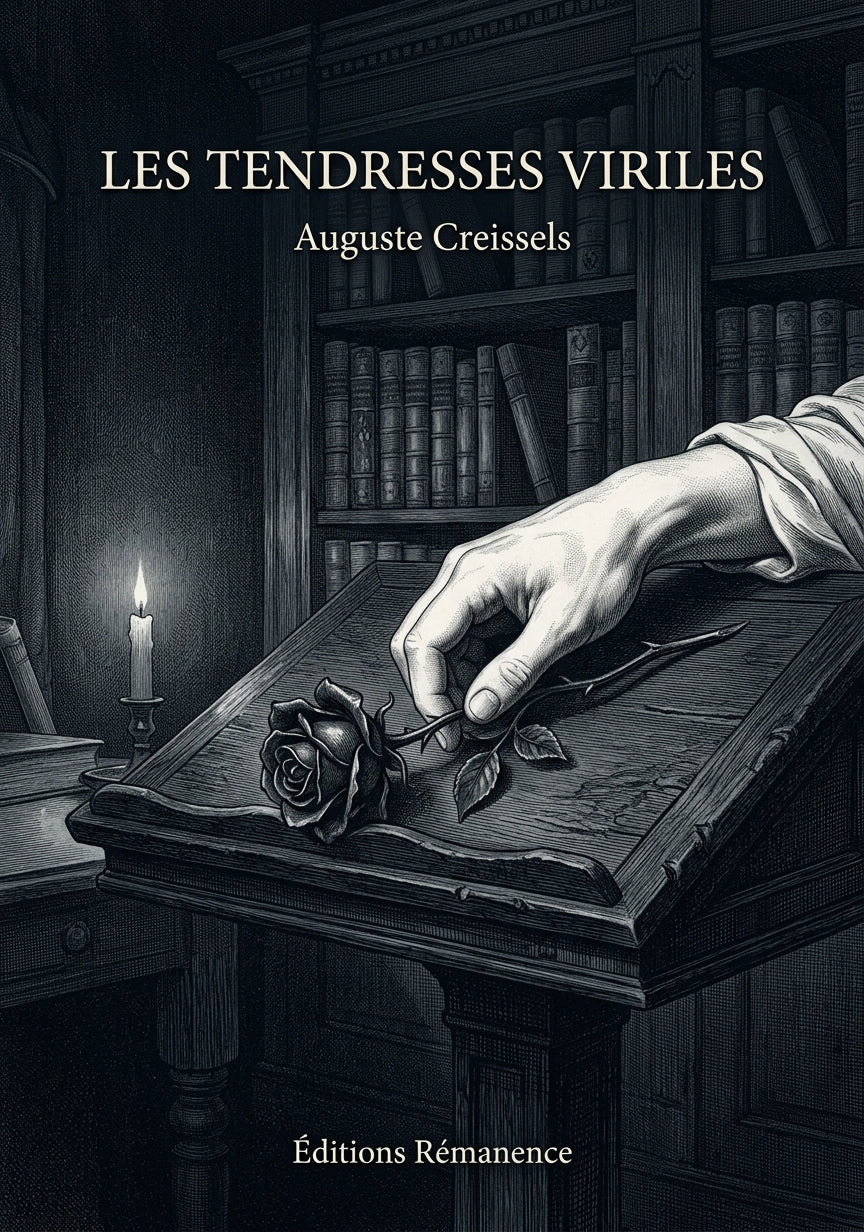 Livre Les Tendresses Viriles par Auguste Creissels - Couverture - Editions Remanence