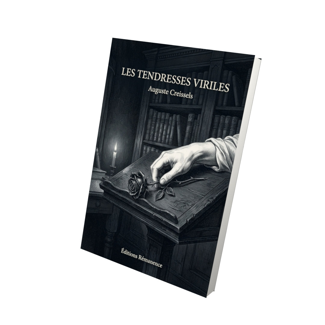 Livre Les Tendresses Viriles par Auguste Creissels - Vue 3D - Editions Remanence