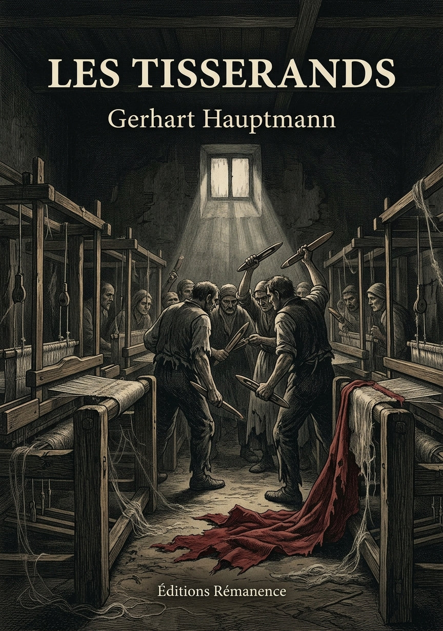 Livre Les Tisserands par Gerhart Hauptmann - Couverture - Editions Remanence