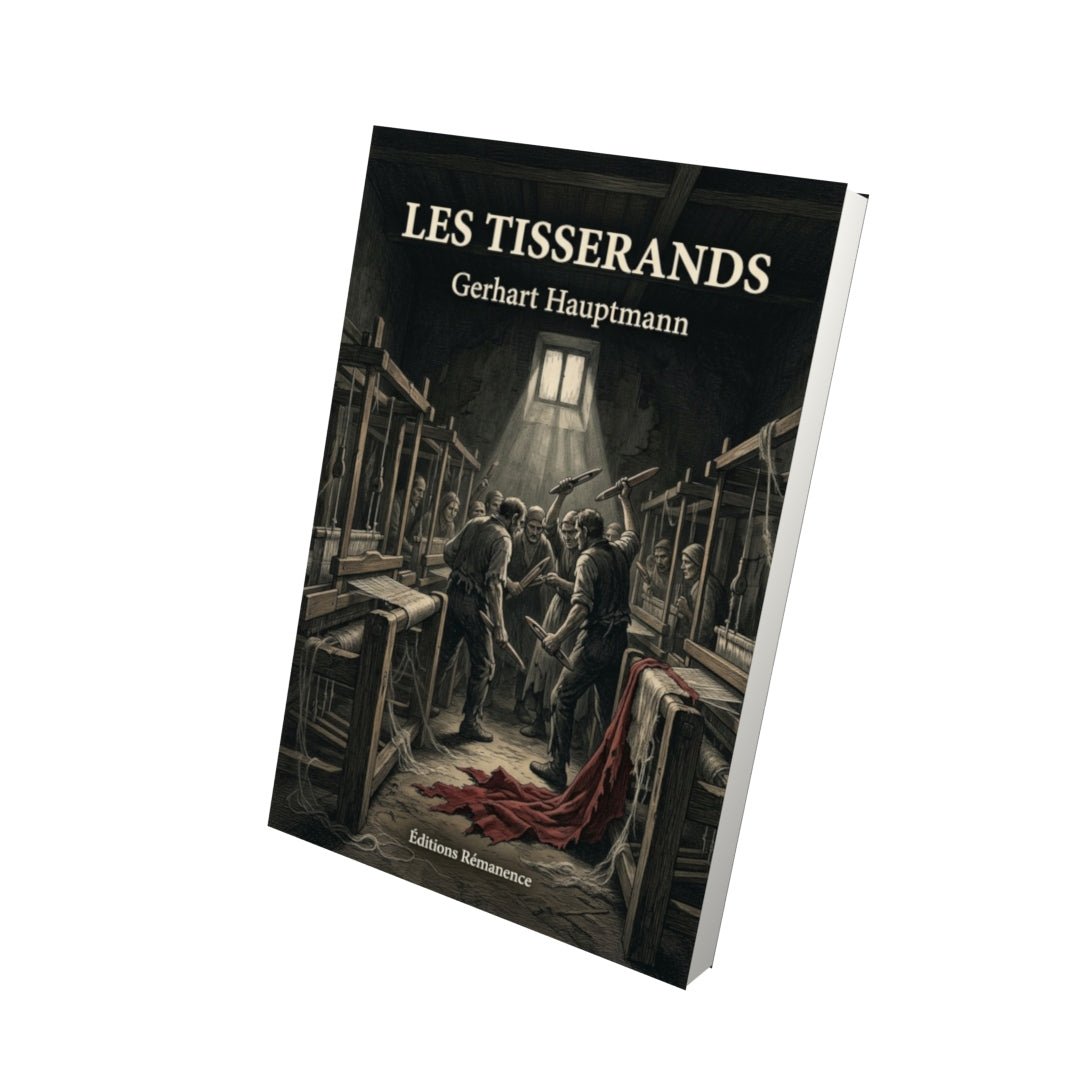 Livre Les Tisserands par Gerhart Hauptmann - Vue 3D - Editions Remanence