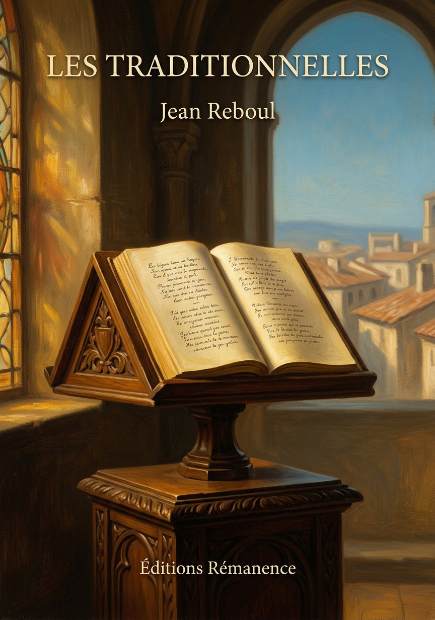 Livre Les Traditionnelles par Jean Reboul - Couverture - Editions Remanence
