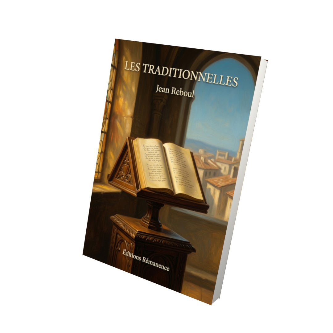 Livre Les Traditionnelles par Jean Reboul - Vue 3D - Editions Remanence