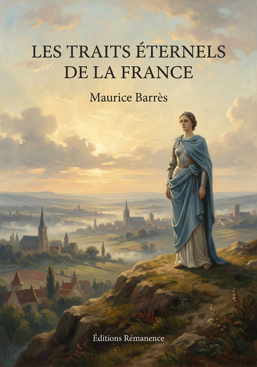 Livre Les Traits éternels de la France par Maurice Barrès - Couverture - Editions Remanence