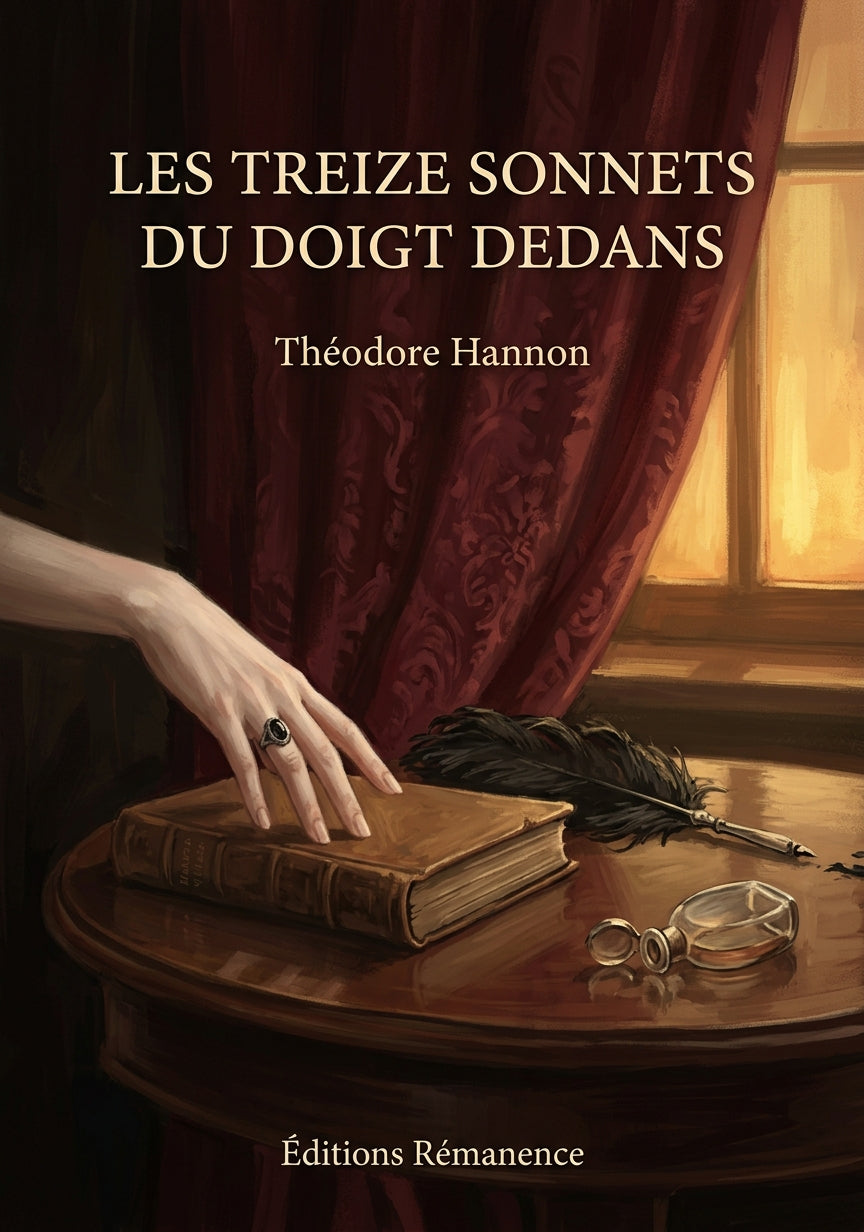 Livre Les treize sonnets du doigt dedans par Théodore Hannon - Couverture - Editions Remanence