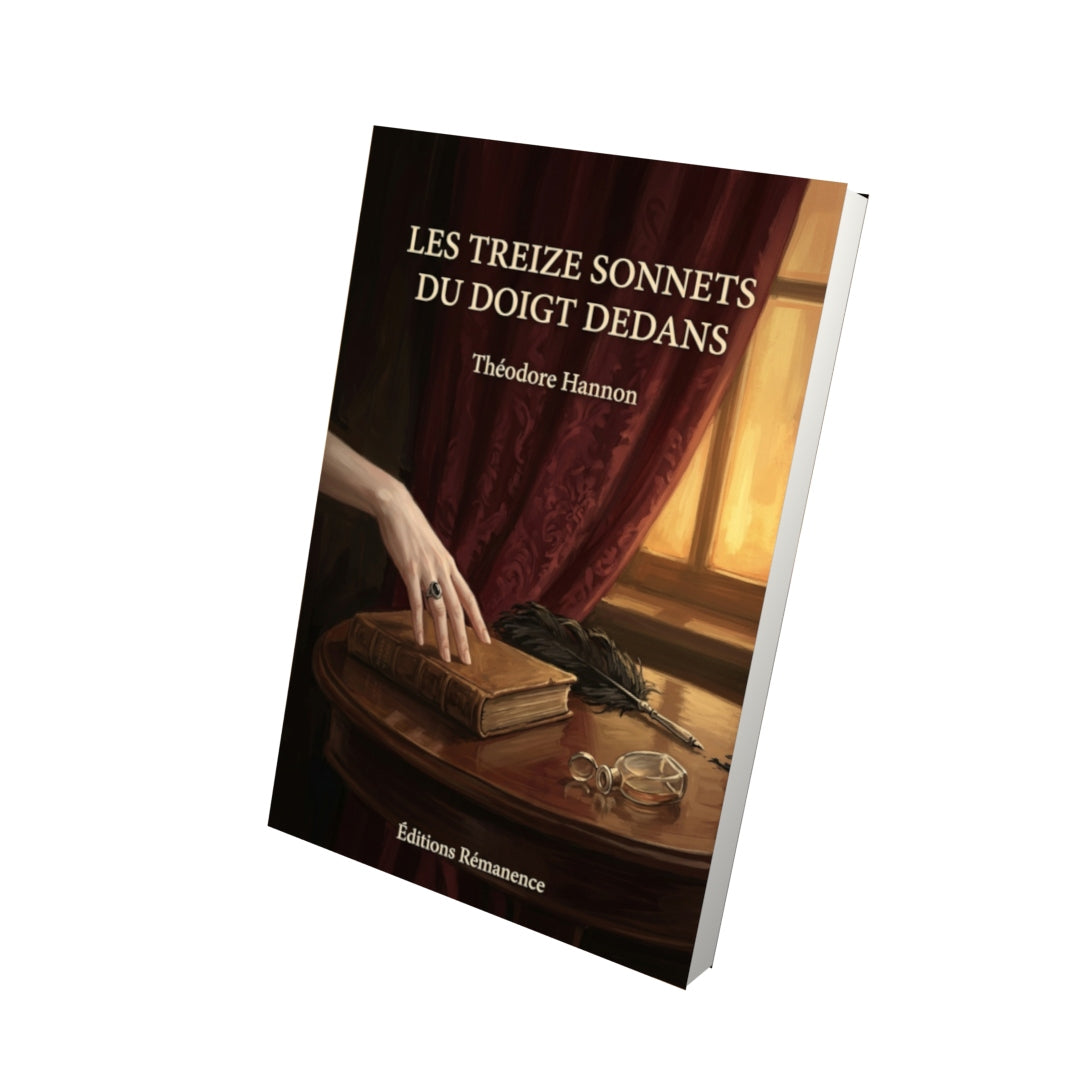 Livre Les treize sonnets du doigt dedans par Théodore Hannon - Vue 3D - Editions Remanence