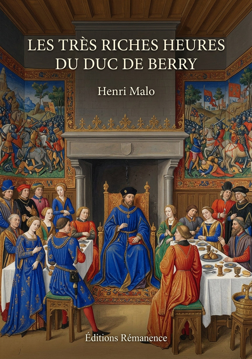 Livre Les Très riches heures du duc de Berry par Henri Malo - Couverture - Editions Remanence