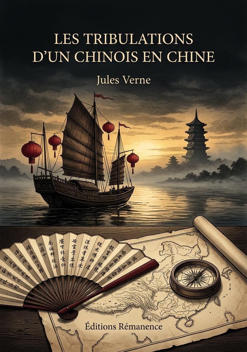 Livre Les Tribulations d’un Chinois en Chine par Jules Verne - Couverture - Editions Remanence