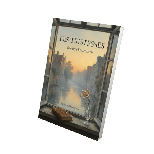 Livre Les Tristesses par Georges Rodenbach - Vue 3D - Editions Remanence