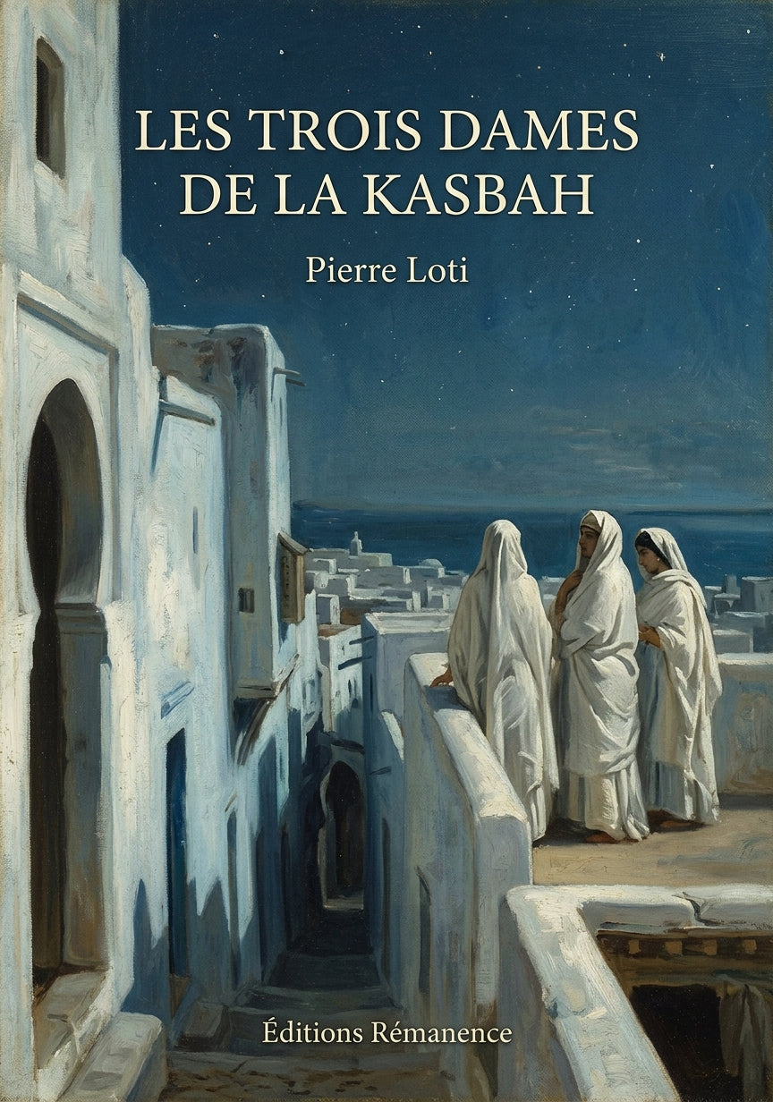 Livre Les Trois Dames de la Kasbah par Pierre Loti - Couverture - Editions Remanence