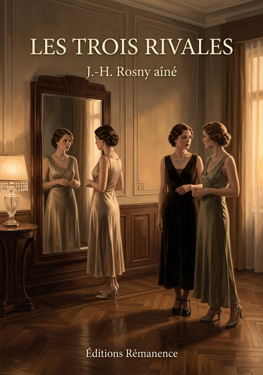 Livre Les Trois Rivales par J.-H. Rosny aîné - Couverture - Editions Remanence