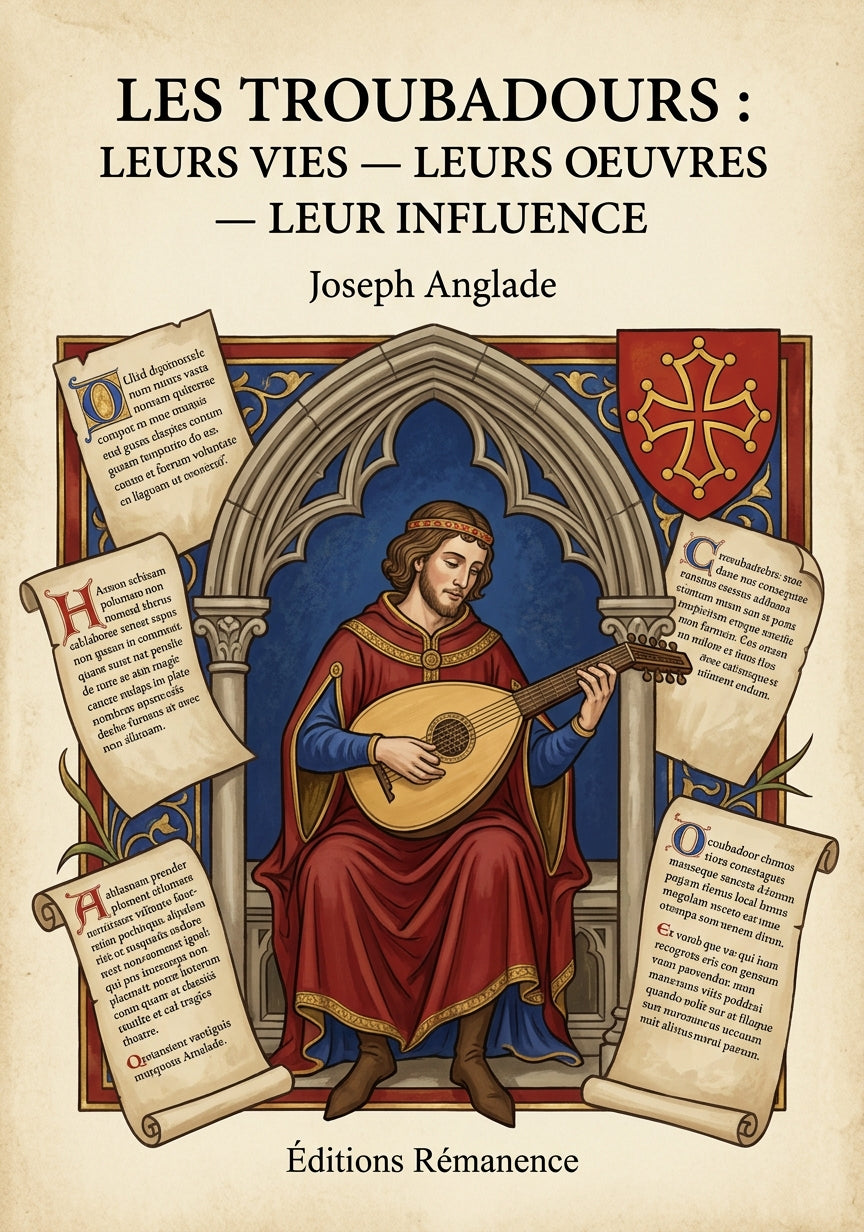 Les Troubadours : Leurs vies — leurs oeuvres — leur influence - Joseph Anglade (Couverture)