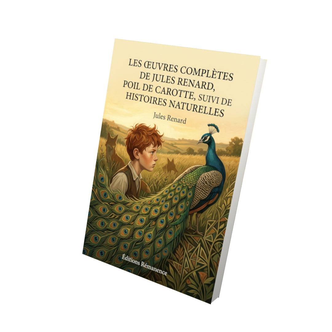 Livre Les Œuvres complètes de Jules Renard, Poil de Carotte, suivi de Histoires naturelles par Jules Renard - Vue 3D - Editions Remanence