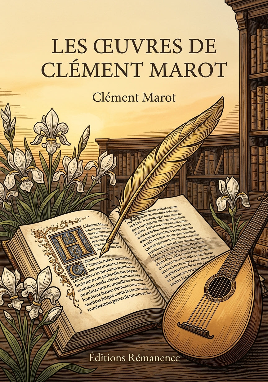 Livre Les œuvres de Clément Marot par Clément Marot - Couverture - Editions Remanence