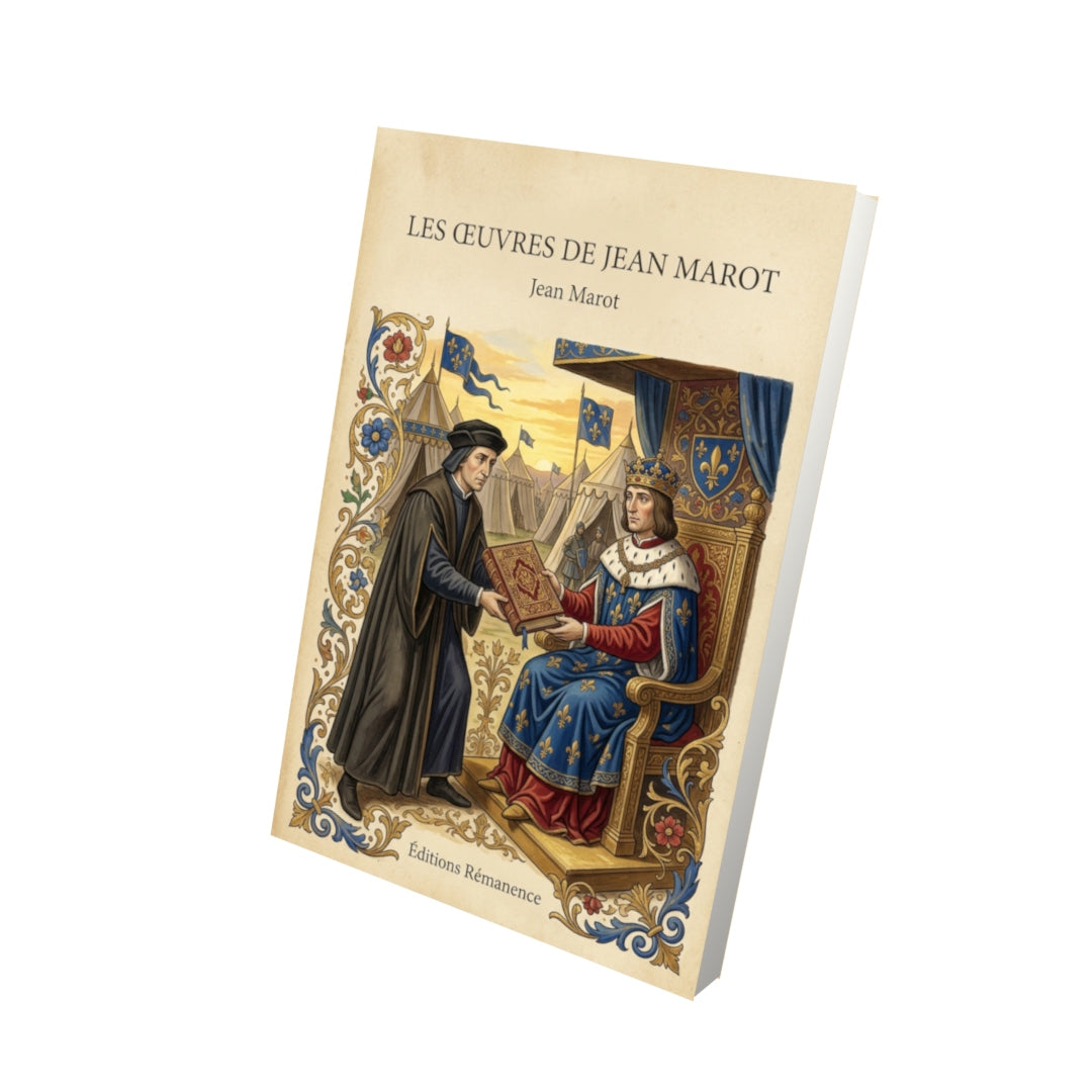 Livre Les Œuvres de Jean Marot par Jean Marot - Vue 3D - Editions Remanence