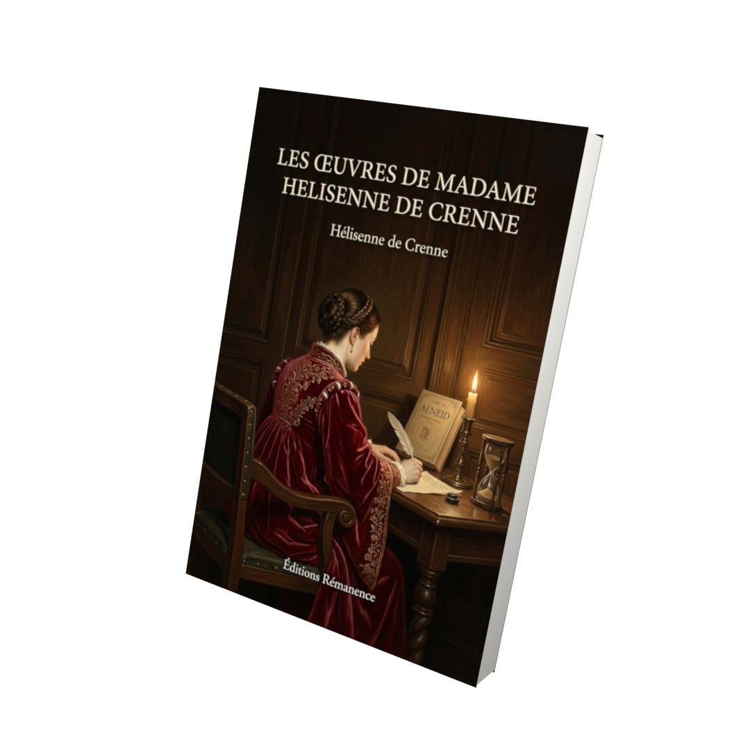 Livre Les Œuvres de Madame Helisenne de Crenne par Hélisenne de Crenne - Vue 3D - Editions Remanence