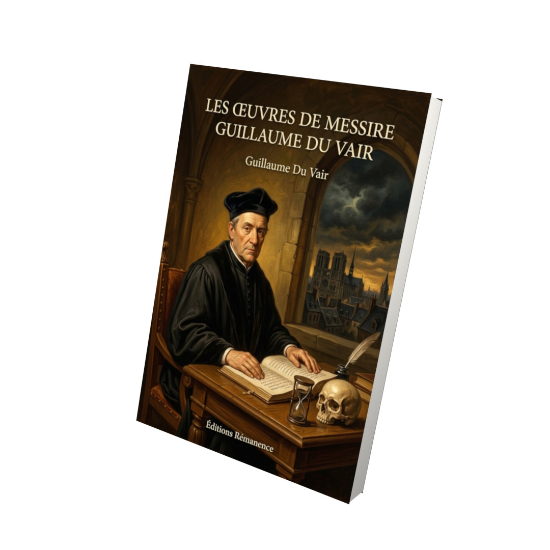 Livre Les Œuvres de messire Guillaume Du Vair par Guillaume Du Vair - Vue 3D - Editions Remanence