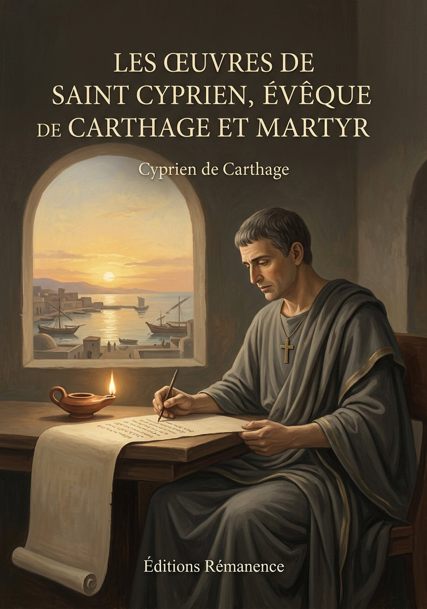 Livre Les œuvres de Saint Cyprien, évêque de Carthage et martyr par Cyprien de Carthage - Couverture - Editions Remanence