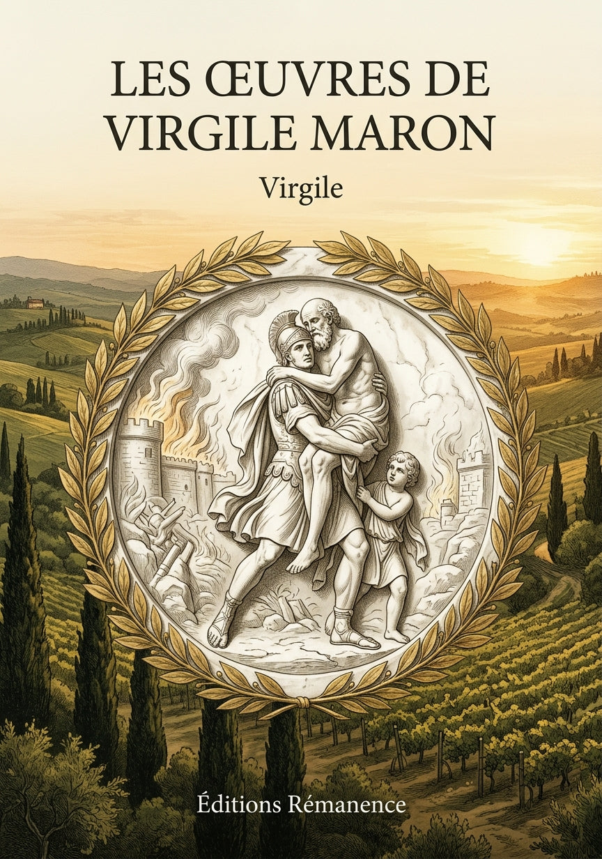 Livre Les Œuvres de Virgile Maron par Virgile - Couverture - Editions Remanence