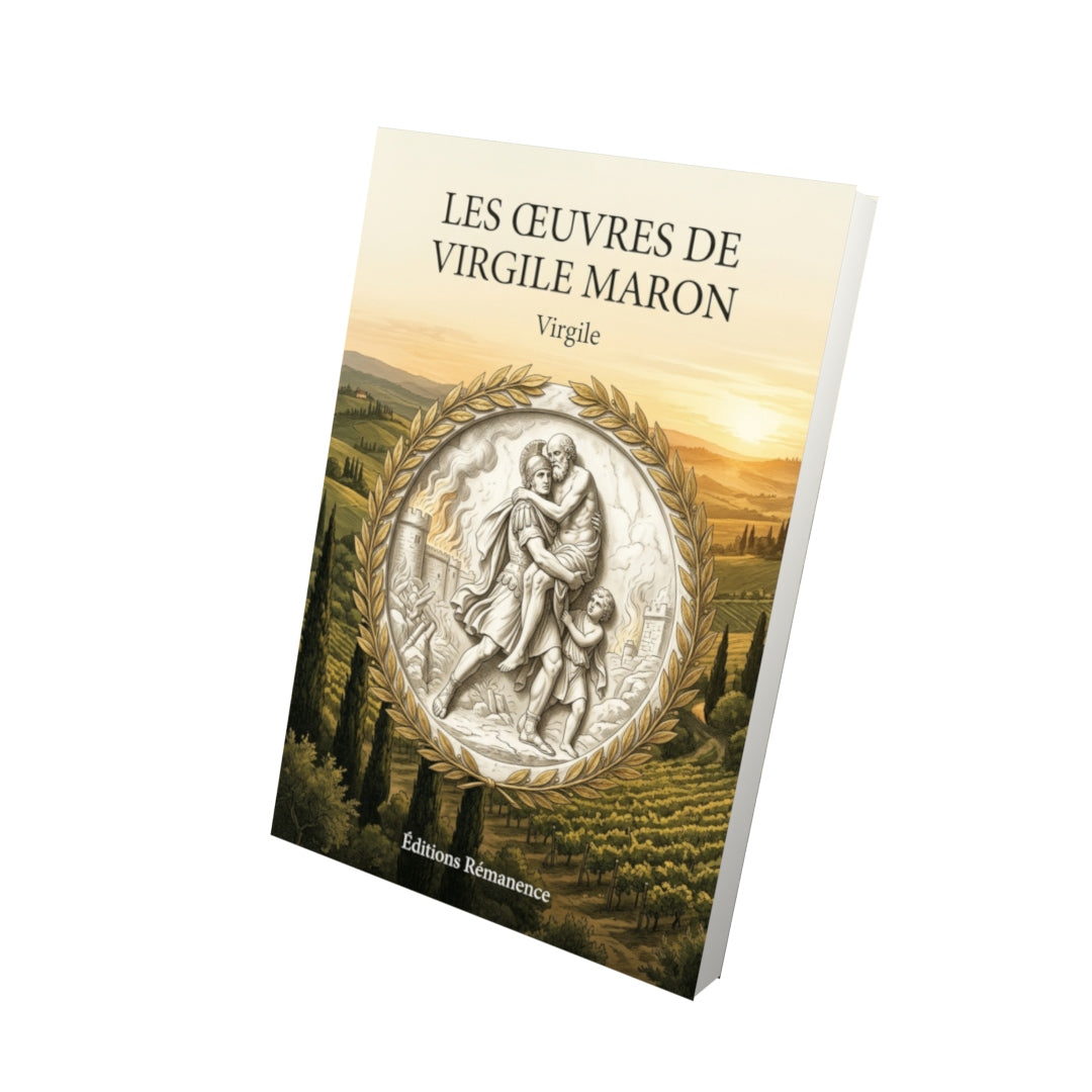 Livre Les Œuvres de Virgile Maron par Virgile - Vue 3D - Editions Remanence