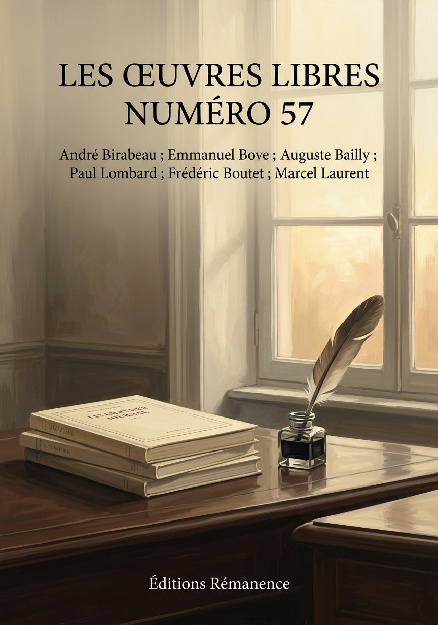 Livre Les Œuvres libres numéro 57 par André Birabeau ; Emmanuel Bove ; Auguste Bailly ; Paul Lombard ; Frédéric Boutet ; Marcel Laurent - Couverture - Editions Remanence