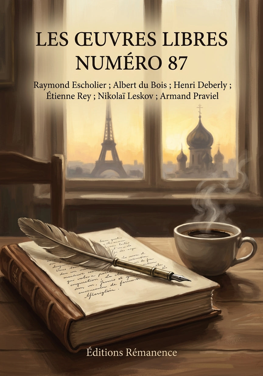 Livre Les Œuvres libres numéro 87 par Raymond Escholier ; Albert du Bois ; Henri Deberly ; Étienne Rey ; Nikolaï Leskov ; Armand Praviel - Couverture - Editions Remanence