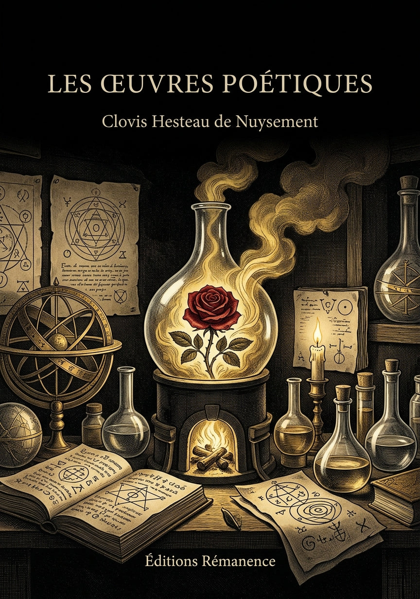 Livre Les œuvres poétiques par Clovis Hesteau de Nuysement - Couverture - Editions Remanence