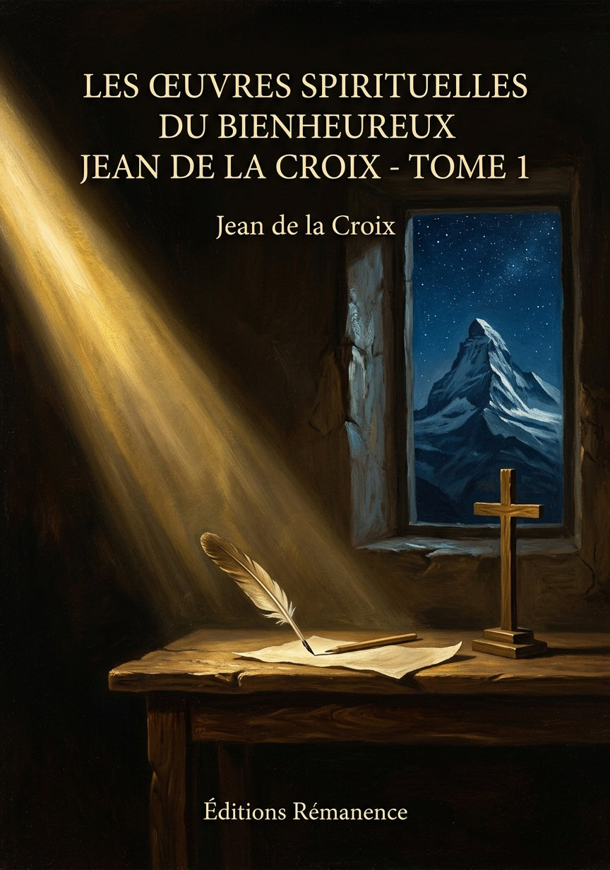 Livre Les Œuvres spirituelles du Bienheureux Jean de la Croix - Tome 1 par Jean de la Croix - Couverture - Editions Remanence
