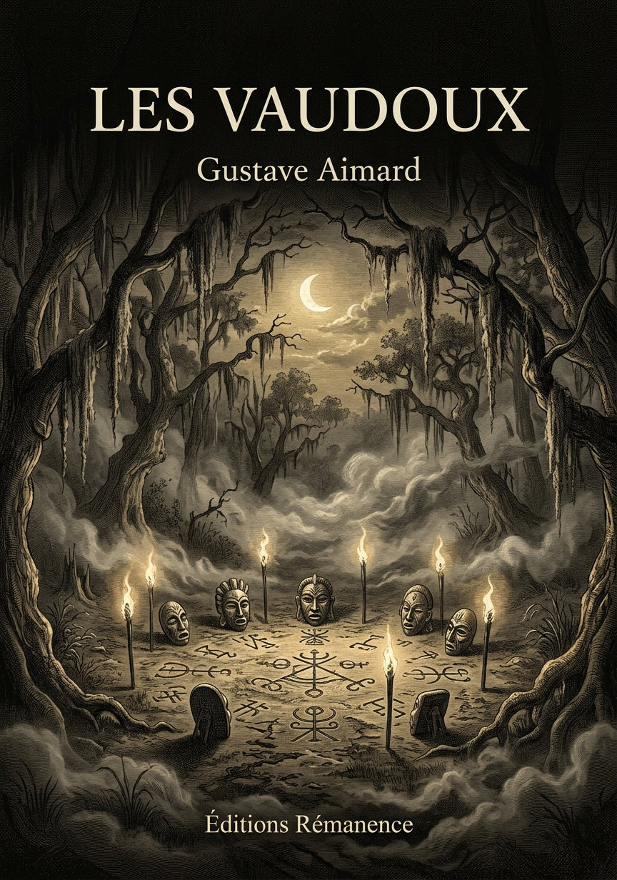 Livre Les Vaudoux par Gustave Aimard - Couverture - Editions Remanence
